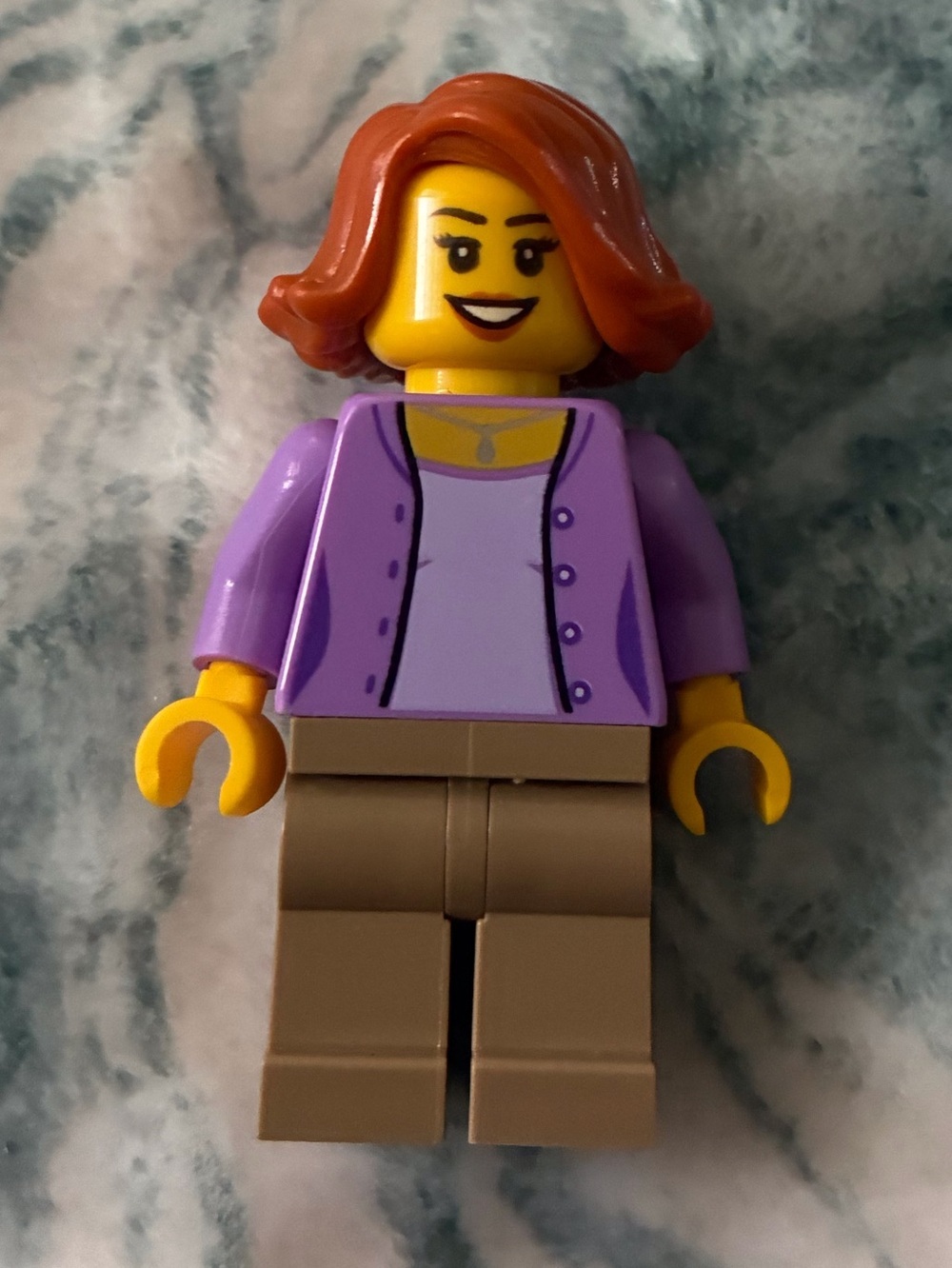 Purple Jacket Female Minifigure Lego